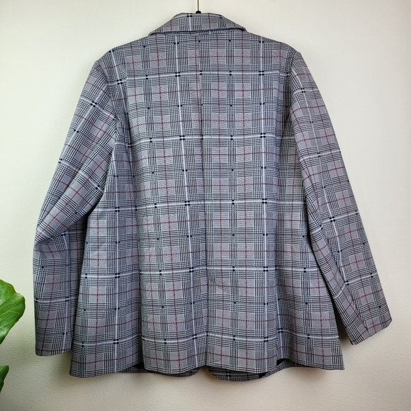 DG2 by Diane Gilman Women's Ponte Knit Boyfriend Blazer Size XL … - Picture 2 of 8